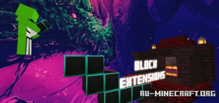 Скачать Block Extensions Map для Minecraft PE