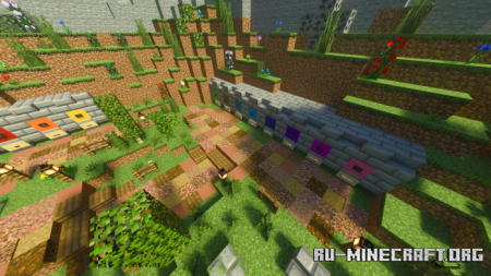 Скачать Colorful Parkour by m5wc для Minecraft PE