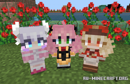 Скачать Anime Characters (Waifus & Husbands) Ver. 6.0 для Minecraft PE 1.19