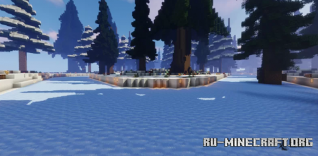 Скачать Winterland - Boat Race Paradise by CardyCraft для Minecraft