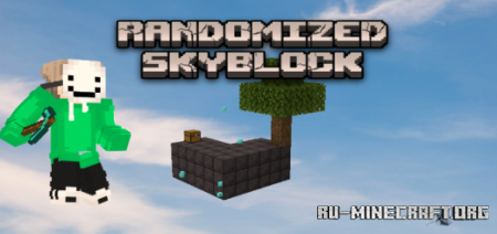 Скачать Randomized SkyBlock by lol123love для Minecraft PE
