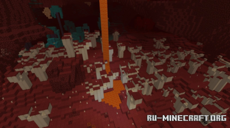 Скачать Magnificent Burning Lands by SunnierFern1756 для Minecraft PE 1.19