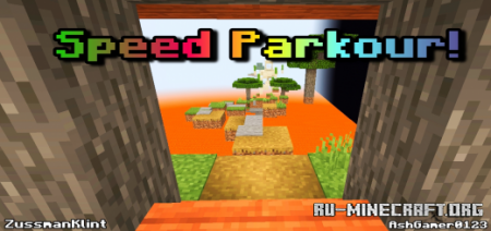 Скачать Speed Parkour Map by ZussmanKlint для Minecraft PE