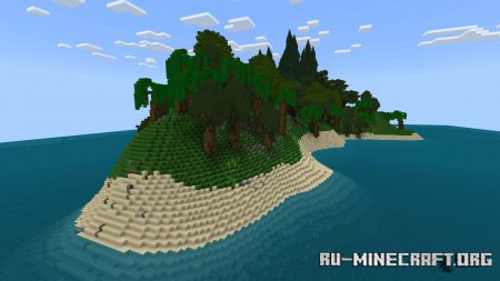 Скачать Brazil Snake Island Map для Minecraft PE