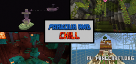 Скачать Parkour and Chill by MadMinecraftModer для Minecraft PE