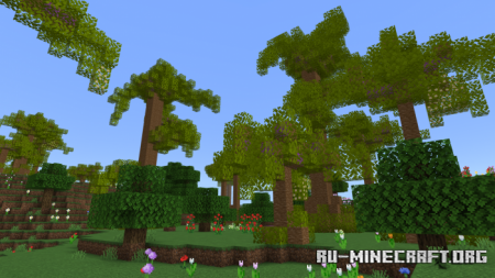 Скачать Forested Trees для Minecraft PE 1.19
