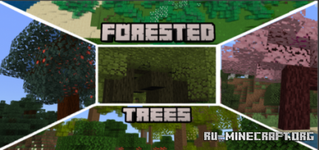  Forested Trees  Minecraft PE 1.19
