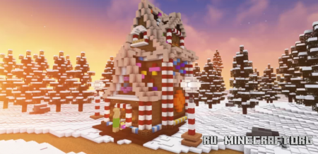 Скачать Gingerbread House для Minecraft