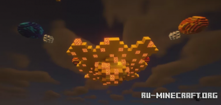 Скачать Skywars planets by Xiaaa для Minecraft