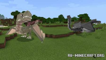 Скачать Aveo Dragon Addon - Two Extra Dragons Edition для Minecraft PE 1.19