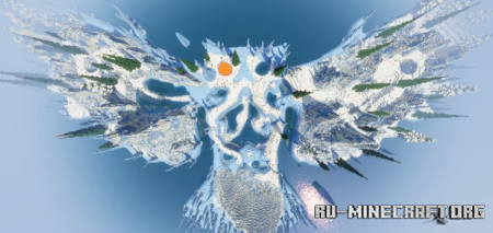 Скачать Snowy Owl - Boat race map by CardyCraft для Minecraft