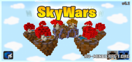 Скачать SkyWars (10 Maps) для Minecraft PE