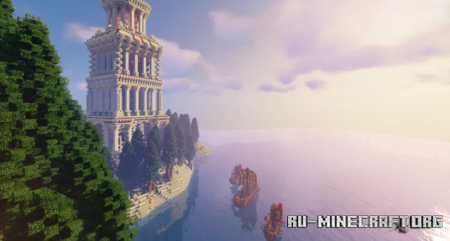 Скачать Roman Lighthouse by japersx для Minecraft