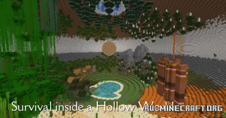 Скачать Hollow World by FractalCurve для Minecraft