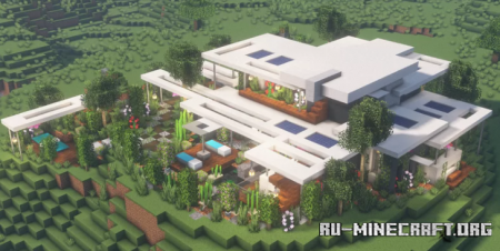 Скачать ModernHouse By BouBoursseuh для Minecraft