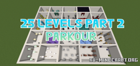  25 Parkour Levels Part 2  Minecraft PE