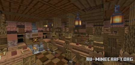 Скачать Medieval Pub Interior для Minecraft