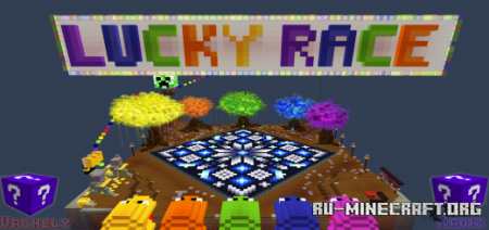 Скачать Lucky Race V-Block Addon для Minecraft PE
