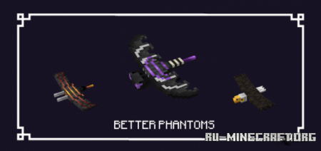 Скачать Better Phantoms для Minecraft PE 1.19