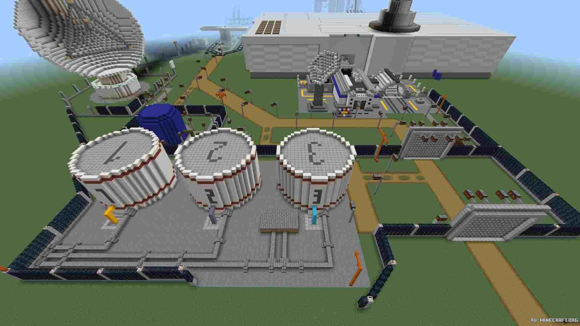 База НАСА В майнкрафт. Minecraft system