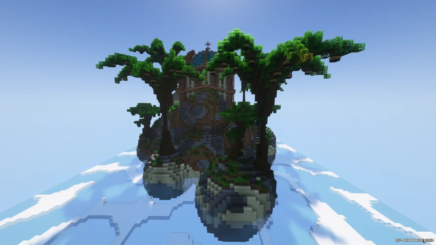 Майнкрафт остров на телефон. Остров майнкрафт. Minecraft Island Map. Остров в МАЙНКРАФТЕ блюр. Искусственный остров в майнкрафт.