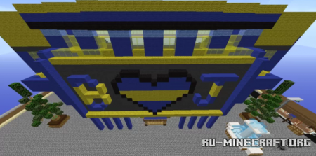 Скачать Boca Juniors Stadium - Bombonera для Minecraft