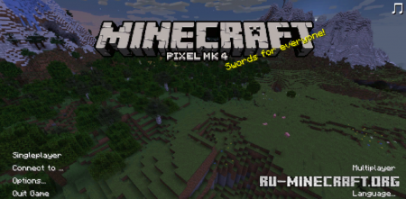 Скачать Pixel MK Menu для Minecraft 1.19.2