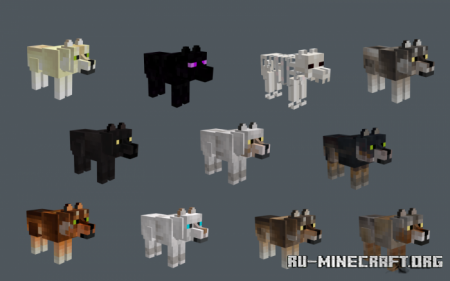 Скачать Another Better Wolves для Minecraft PE 1.19