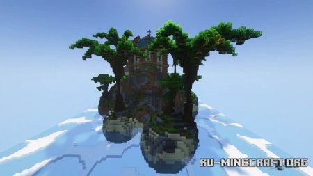 Скачать Small Green Island Map для Minecraft PE
