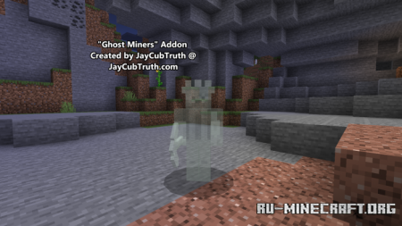 Скачать Ghost Miners by JayCubTruth для Minecraft PE 1.19