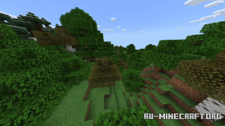 Скачать Better Birch Leaves для Minecraft PE 1.19