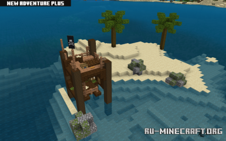 Скачать New Adventure Plus - Addon (Added Tuff Golem) для Minecraft PE 1.19