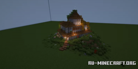 Скачать Medieval Diagonal House by Cervvius Maximus для Minecraft