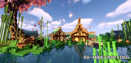 Скачать Hide & Seek: Panda Village для Minecraft