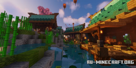 Скачать Hide & Seek: Panda Village для Minecraft