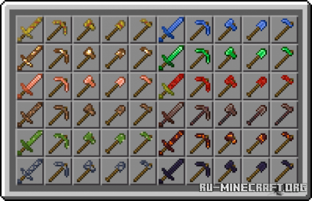 Скачать Elingo's More Tools Add-on для Minecraft PE 1.19