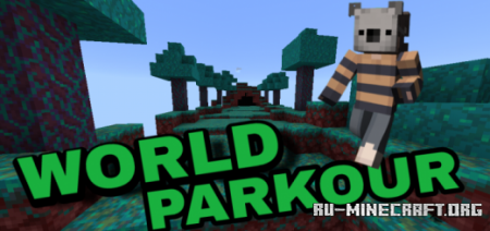 Скачать World Parkour by You Koala для Minecraft PE