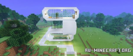 Скачать Modern Mansion - By GP107HD для Minecraft PE
