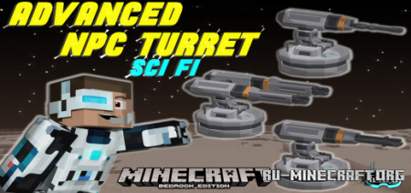  Advanced NPC Turret - Sci-Fi  Minecraft PE 1.19