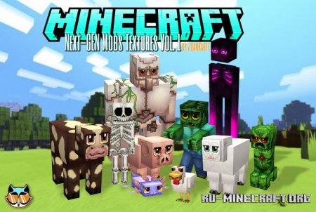Скачать Next Gen Mobs by Juankarte для Minecraft PE 1.19