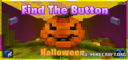 Скачать Find The Button Halloween (Map) для Minecraft PE
