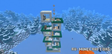  Block Modern Mansion by GamexGP107HD  Minecraft PE