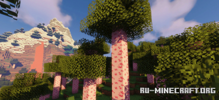 Скачать Pink Oak Blocks для Minecraft 1.19