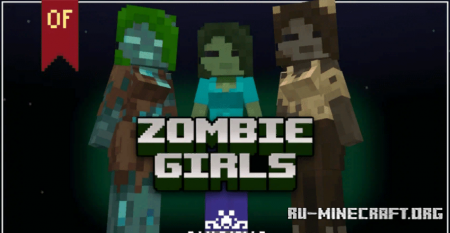 Скачать Zombie Girls Resource Pack для Minecraft 1.19