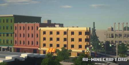 Скачать Город Манийск (Minecraft Сity Maniysk) для Minecraft