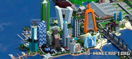 Скачать Modern City by Sachin1234567 для Minecraft