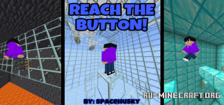 Скачать Reach The Button для Minecraft PE