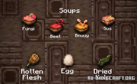 Скачать Crops n' Meats для Minecraft PE 1.19