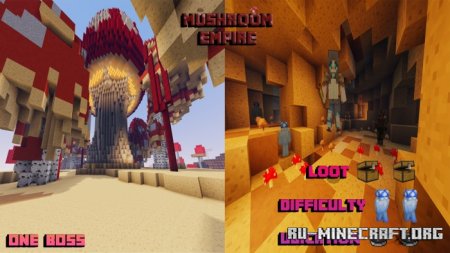 Скачать MagicalCraft - A New World, Dungeons, Bosses and New Villages для Minecraft PE 1.19