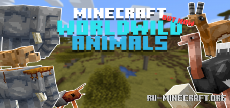 Скачать World Wild Animals для Minecraft PE 1.19